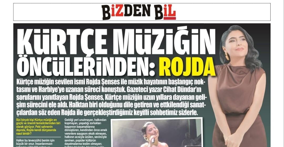 KÜRTÇE MÜZİĞİN ÖNCÜLERİNDEN: ROJDA