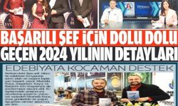 BİZDENBİL GAZETESİ YIL SONU ÖZEL SAYISINDA ÜNLÜ ŞEF DE VAR BAŞARILI YAZAR DA