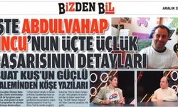 BİZDENBİL GAZETESİ YIL SONU ÖZEL SAYISINDA BAŞARILI YAZARLARI AĞIRLADI