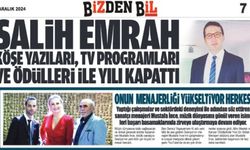 SALİH EMRAH KÖŞE YAZILARI, TV PROGRAMLARI VE ÖDÜLLERİ İLE YILI KAPATTI