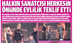 HALKIN SANATÇISI HERKESİN ÖNÜNDE EVLİLİK TEKLİF ETTİ