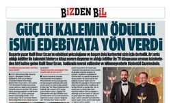GÜÇLÜ KALEMİN ÖDÜLLÜ İSMİ EDEBİYATA YÖN VERDİ