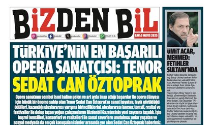 TÜRKİYE'NİN EN BAŞARILI OPERA SANATÇISI: TENOR SEDAT CAN ÖZTOPRAK