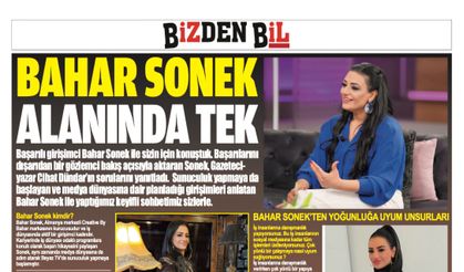 BAHAR SONEK ALANINDA TEK