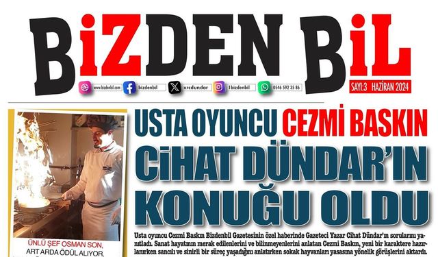 USTA OYUNCU CEZMİ BASKIN CİHAT DÜNDAR’IN KONUĞU OLDU