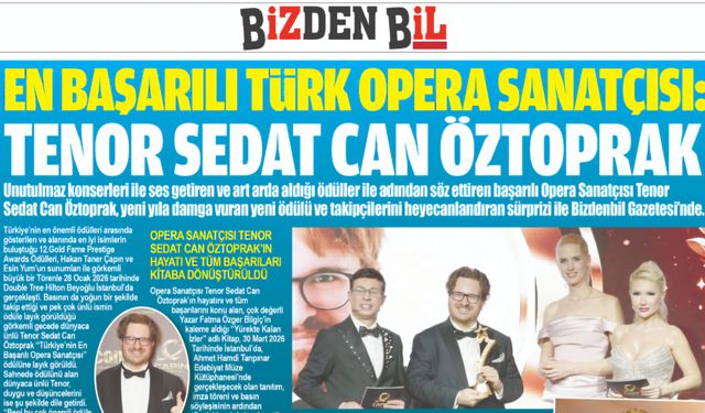 EN BAŞARILI TÜRK OPERA SANATÇISI: TENOR SEDAT CAN ÖZTOPRAK