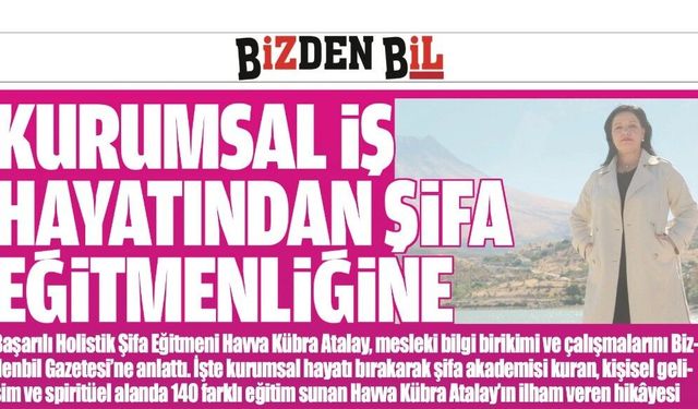 KURUMSAL İŞ HAYATINDAN ŞİFA EĞİTMENLİĞİNE