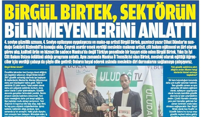 “BİRTEK” MANİSA DEĞİL TÜM TÜRKİYE GENELİNE HİZMET VERİYOR