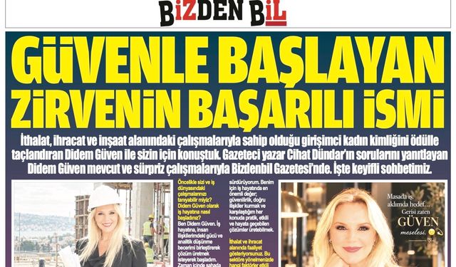GÜVENLE BAŞLAYAN  ZİRVENİN BAŞARILI İSMİ