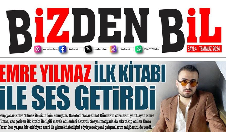 EMRE YILMAZ İLK KİTABI İLE SES GETİRDİ