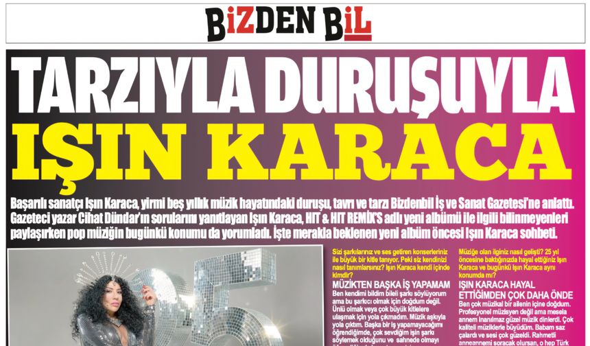 HAYATIMIZDAN BİR PARÇA: IŞIN KARACA